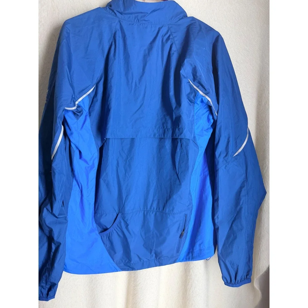 The North Face Flight Series Mens Blue Windbreaker Running Jacket Small